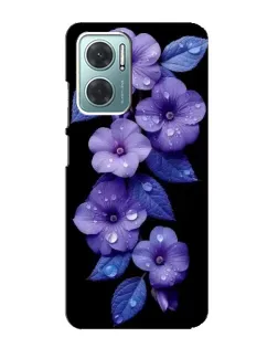 Чехол для Xiaomi Redmi Note 11E с картинкой «Фиолетовые цветы с росою» Чехол для Xiaomi Redmi Note 11E с картинкой «Фиолетовые цветы с росою»