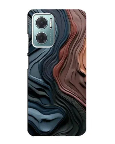 Чехол для Xiaomi Redmi Note 11E с картинкой «Цветные волны каньона»
