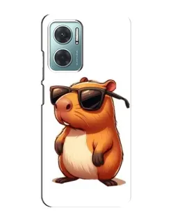 Чехол для Xiaomi Redmi Note 11E с картинкой «Капибара в очках» Чехол для Xiaomi Redmi Note 11E с картинкой «Капибара в очках»