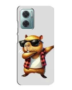 Чехол для Xiaomi Redmi Note 11E с картинкой «Капибара рэпер даб» Чехол для Xiaomi Redmi Note 11E с картинкой «Капибара рэпер даб»