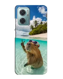 Чехол для Xiaomi Redmi Note 11E с картинкой «Капибара на море» Чехол для Xiaomi Redmi Note 11E с картинкой «Капибара на море»