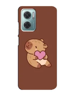 Чехол для Xiaomi Redmi Note 11E с картинкой «Капибара с сердцем» Чехол для Xiaomi Redmi Note 11E с картинкой «Капибара с сердцем»