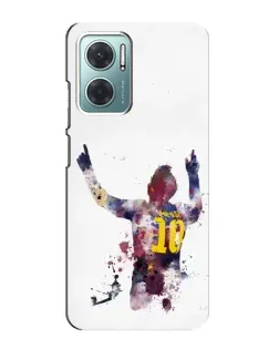 Чехол для Xiaomi Redmi Note 11E с картинкой «Messi Barca»