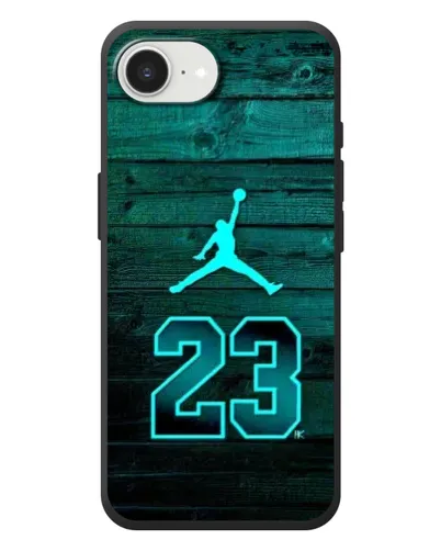 Чохол для iPhone 17e з картинкою «Jordan Cyan 23» Чохол для iPhone 17e з картинкою «Jordan Cyan 23»