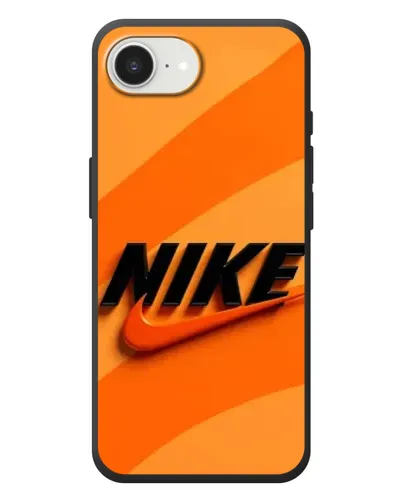 Чехол для iPhone 17e с картинкой «Оранжевый драйв Nike»