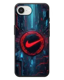 Чехол для iPhone 17e с картинкой «Техногенный стиль Nike»