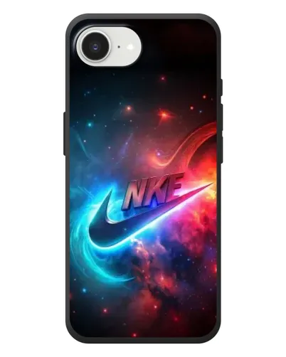 Чехол для iPhone 17e с картинкой «Огненный логотип Nike»