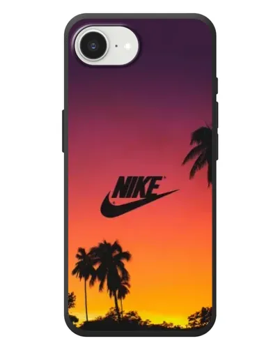 Чехол для iPhone 17e с картинкой «Nike на закате солнца»