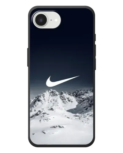 Чехол для iPhone 17e с картинкой «Nike — зимние горы»
