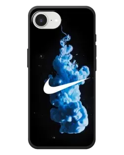 Чехол для iPhone 17e с картинкой «Nike и синий дым»