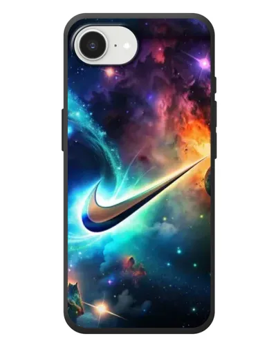 Чехол для iPhone 17e с картинкой «Космический Nike Swoosh»