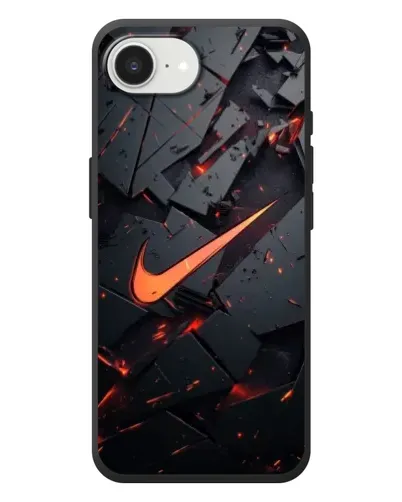 Чехол для iPhone 17e с картинкой «Nike — эффект разломов»