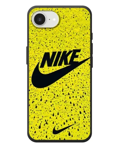 Чехол для iPhone 17e с картинкой «Желтый текстурный Nike»