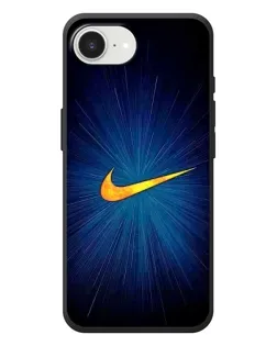 Чехол для iPhone 17e с картинкой «Синий пульс Nike»