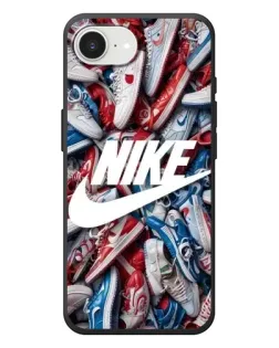 Чехол для iPhone 17e с картинкой «Коллаж кроссовок Найк»