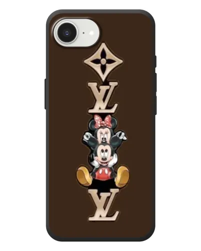 Чохол для iPhone 17e з картинкою «LV та Міккі Маус»