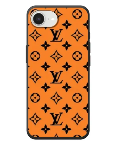 Чохол для iPhone 17e з картинкою «Помаранчевий стиль LV»