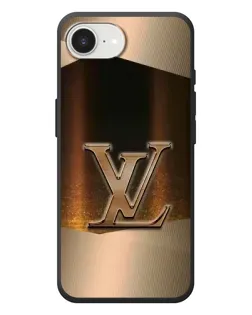 Чохол для iPhone 17e з картинкою «LV — золоте сяйво»