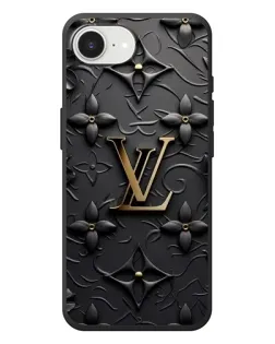 Чохол для iPhone 17e з картинкою «Шкіряна текстура LV»