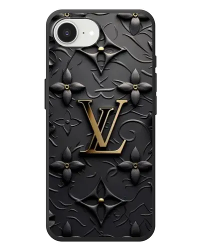 Чохол для iPhone 17e з картинкою «Шкіряна текстура LV»