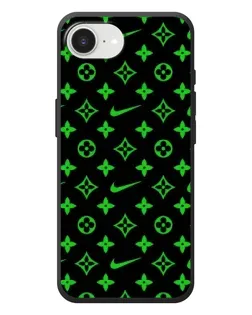 Чохол для iPhone 17e з картинкою «Неоновий принт LV»