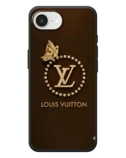 Чохол для iPhone 17e з картинкою «LV — золота печатка»