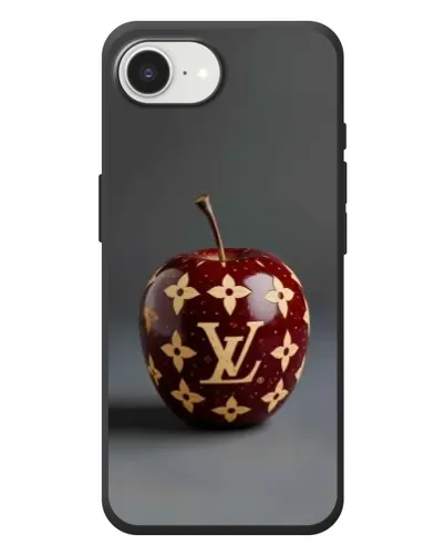 Чохол для iPhone 17e з картинкою «Червоне яблуко LV»