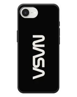 Чехол для iPhone 17e с картинкой «NASA — вертикальный логотип»