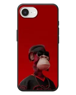 Чохол для iPhone 17e з картинкою «Bored Ape в червоному» Чохол для iPhone 17e з картинкою «Bored Ape в червоному»
