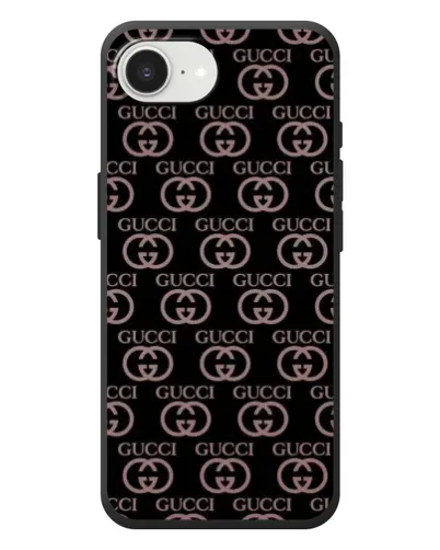 Чехол для iPhone 17e с картинкой «Классическая монограмма Gucci»