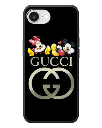 Чехол для iPhone 17e с картинкой «Gucci — герои Disney»
