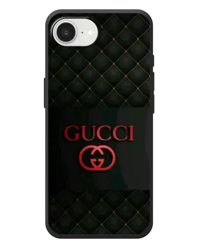 Чехол для iPhone 17e с картинкой «Gucci — стеганый черный»