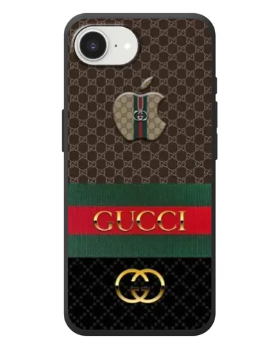 Чехол для iPhone 17e с картинкой «Gucci — брендированный десерт»
