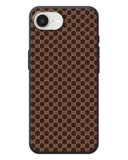 Чехол для iPhone 17e с картинкой «Gucci — шоколадная сетка»