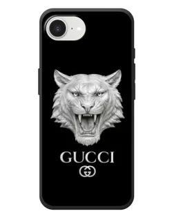 Чехол для iPhone 17e с картинкой «Gucci — серебряный лев»