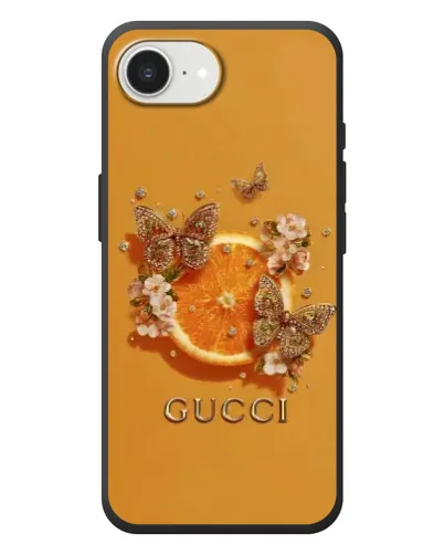 Чехол для iPhone 17e с картинкой «Gucci — золотые бабочки» Чехол для iPhone 17e с картинкой «Gucci — золотые бабочки»