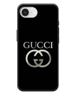 Чехол для iPhone 17e с картинкой «Gucci — золото на черном»