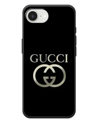 Чехол для iPhone 17e с картинкой «Gucci — золото на черном» Чехол для iPhone 17e с картинкой «Gucci — золото на черном»