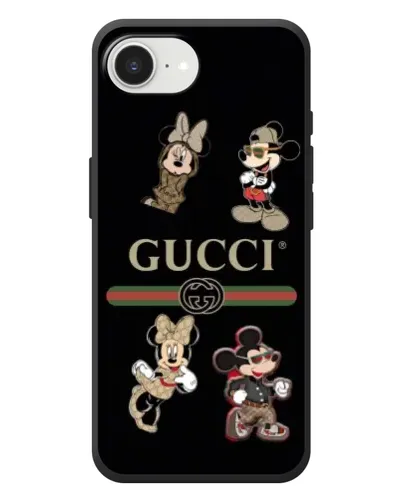 Чехол для iPhone 17e с картинкой «Gucci — герои Disney и монограмма» Чехол для iPhone 17e с картинкой «Gucci — герои Disney и монограмма»