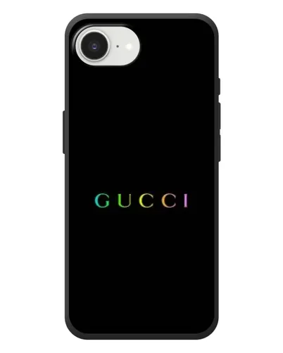 Чехол для iPhone 17e с картинкой «Gucci — неоновый минимализм» Чехол для iPhone 17e с картинкой «Gucci — неоновый минимализм»