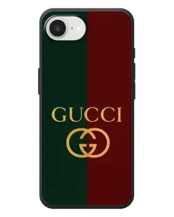 Чехол для iPhone 17e с картинкой «Gucci — темно-зеленый градиент»