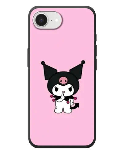 Чохол для iPhone 17e з картинкою «Kuromi — рожева ніжність»