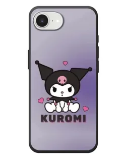 Чохол для iPhone 17e з картинкою «Kuromi — фіолетовий арт»