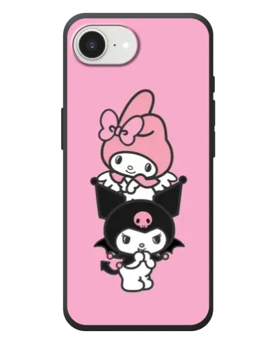 Чохол для iPhone 17e з картинкою «My Melody та Kuromi»