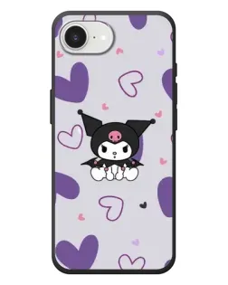 Чохол для iPhone 17e з картинкою «Kuromi та лавандові серця»