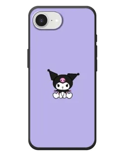 Чохол для iPhone 17e з картинкою «Kuromi — фіолетовий мінімалізм»