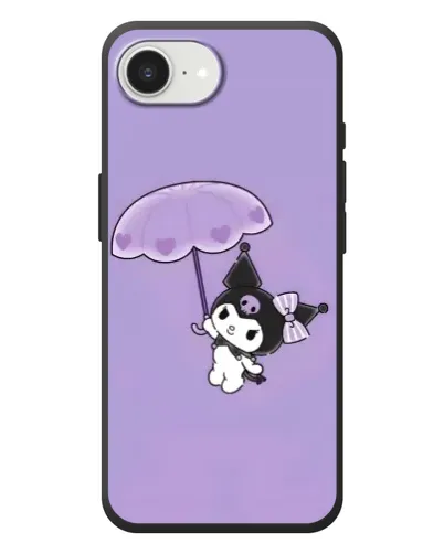 Чохол для iPhone 17e з картинкою «Kuromi з парасолькою»