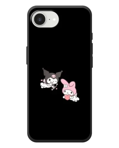 Чохол для iPhone 17e з картинкою «My Melody та Kuromi»