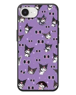 Чохол для iPhone 17e з картинкою «Kuromi — патерн»