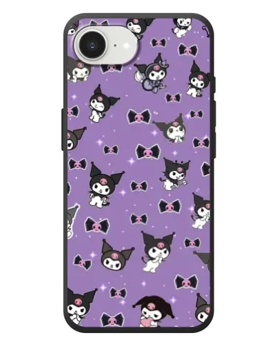 Чохол для iPhone 17e з картинкою «Kuromi — патерн»